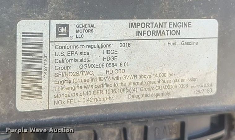 image for item DL1040 2016 Isuzu NPR delivery truck 