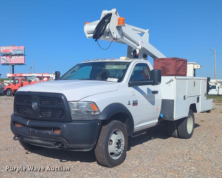 image for item DL1041 2012 Dodge Ram 4500HD bucket truck