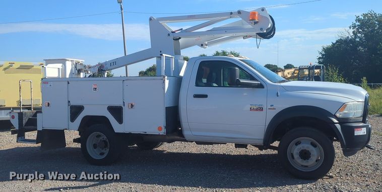 image for item DL1041 2012 Dodge Ram 4500HD bucket truck