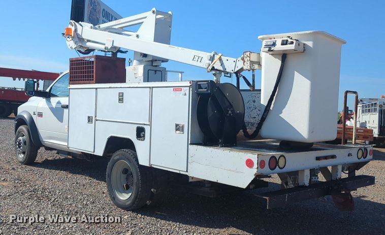 image for item DL1041 2012 Dodge Ram 4500HD bucket truck