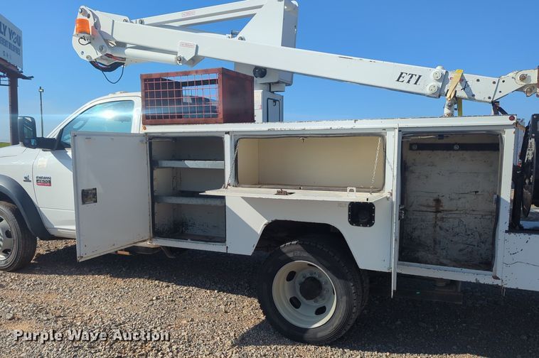 image for item DL1041 2012 Dodge Ram 4500HD bucket truck