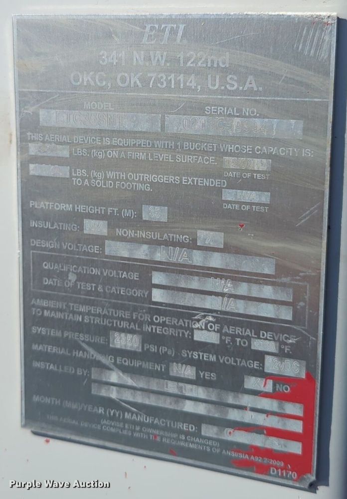 image for item DL1041 2012 Dodge Ram 4500HD bucket truck