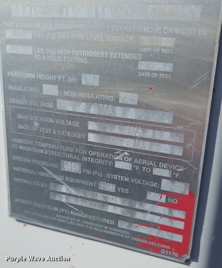 image for item DL1041 2012 Dodge Ram 4500HD bucket truck