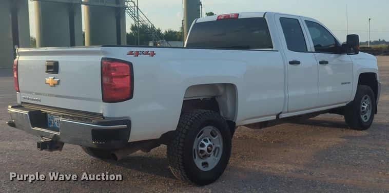 image for item DL1067 2019 Chevrolet  Silverado 2500HD Double Cab pickup truck