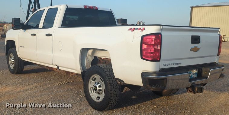 image for item DL1067 2019 Chevrolet  Silverado 2500HD Double Cab pickup truck
