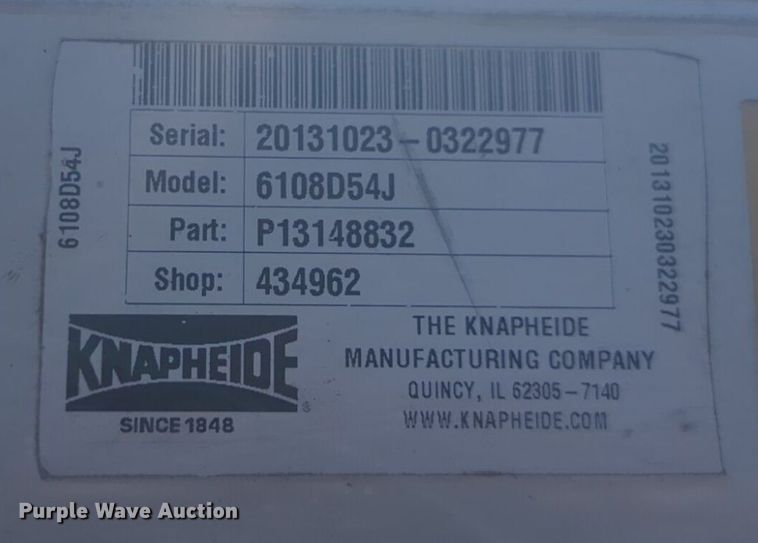 image for item DL1071 Knapheide 6108D54J 