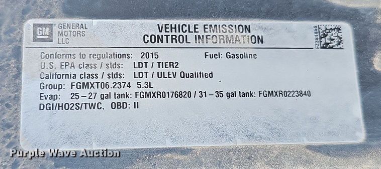 image for item DP6511 2015 Chevrolet Silverado 1500 Double Cab pickup truck