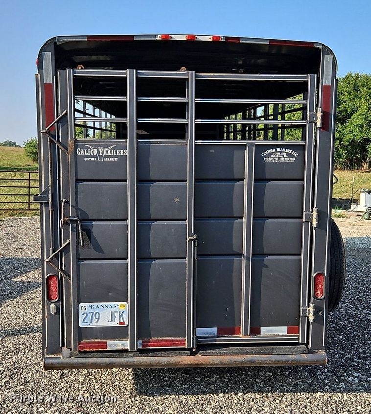 image for item DR8748 2016 Calico Trailers livestock trailer