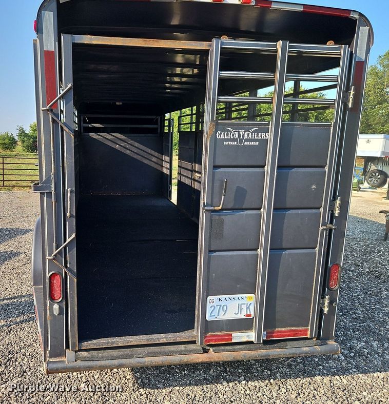 image for item DR8748 2016 Calico Trailers livestock trailer