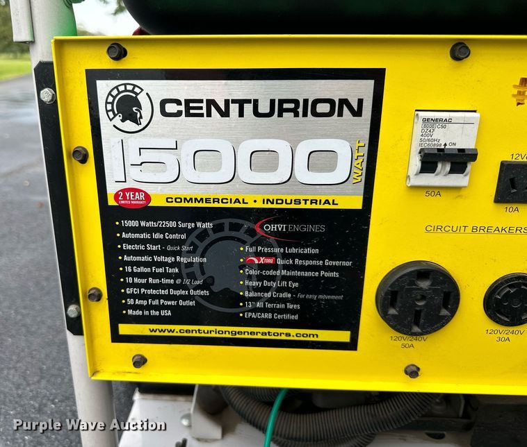 image for item DS4239 Centurion  15000 generator