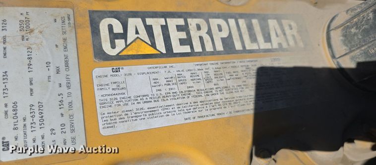 image for item DS4743 2000 GMC C6500 box truck