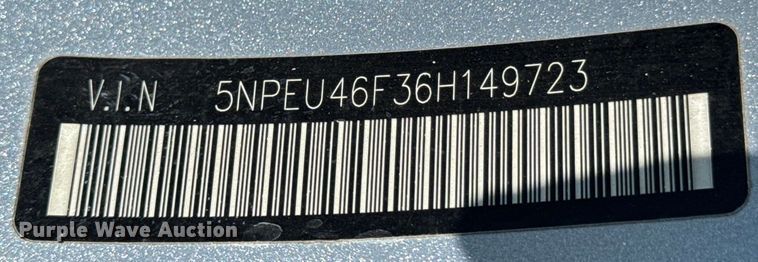 image for item DX1044 2006 Hyundai Sonata 