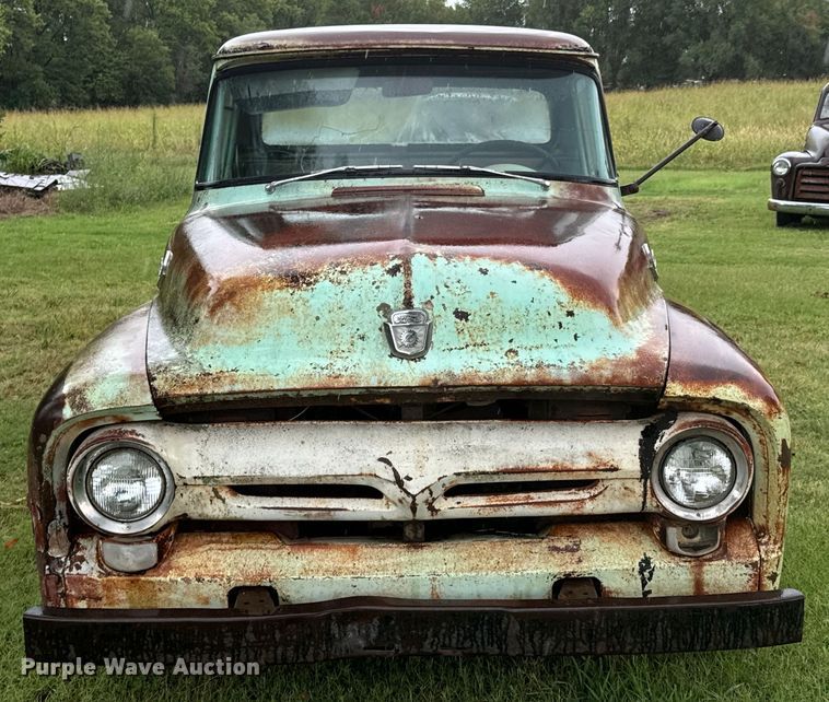 image for item DX1050 1956 Ford F100 utility bed pickup truck