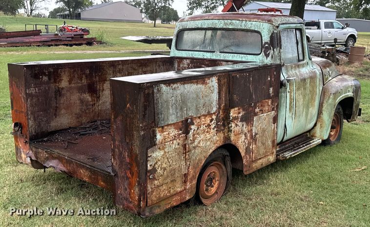 image for item DX1050 1956 Ford F100 utility bed pickup truck