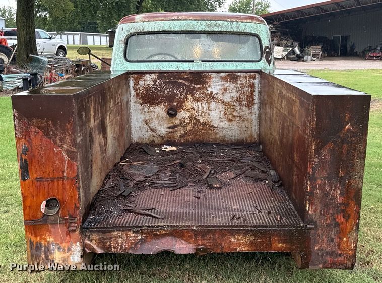 image for item DX1050 1956 Ford F100 utility bed pickup truck
