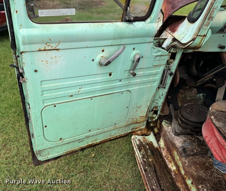 image for item DX1050 1956 Ford F100 utility bed pickup truck