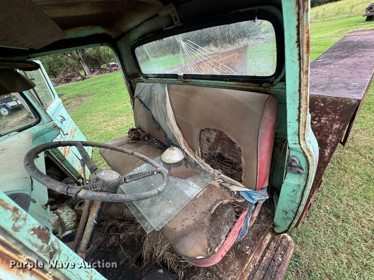 image for item DX1050 1956 Ford F100 utility bed pickup truck