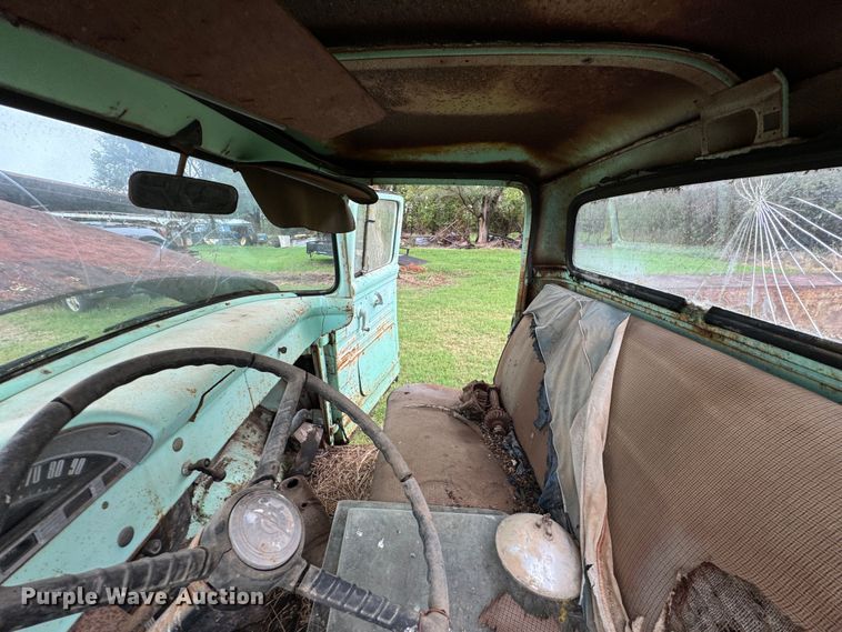 image for item DX1050 1956 Ford F100 utility bed pickup truck