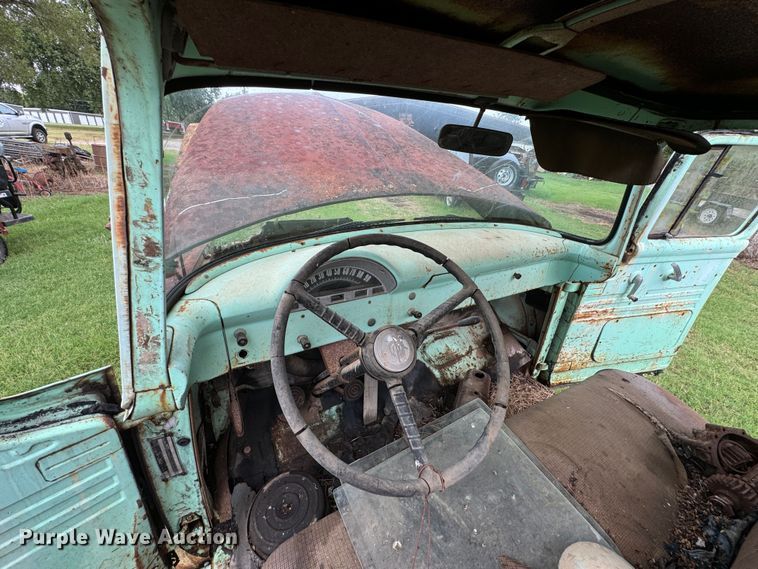 image for item DX1050 1956 Ford F100 utility bed pickup truck