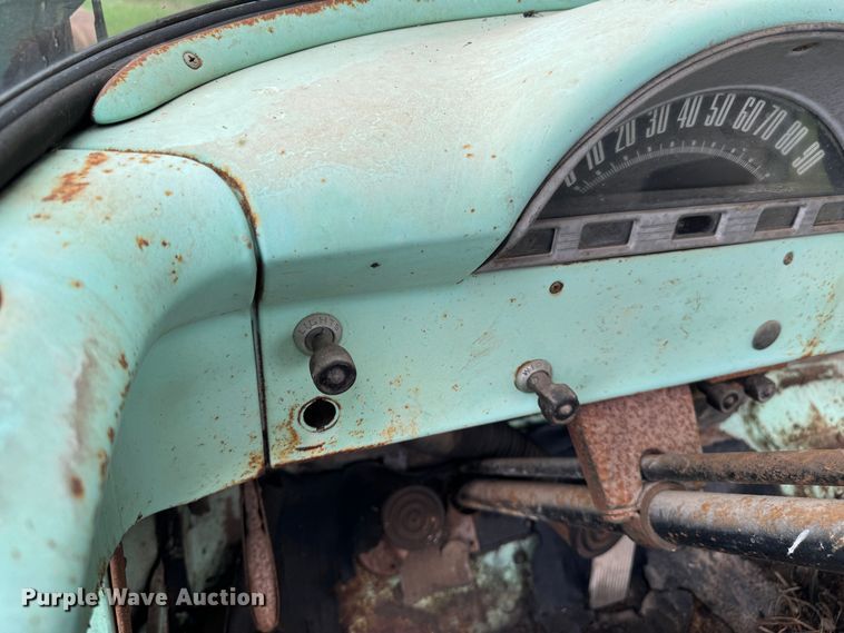 image for item DX1050 1956 Ford F100 utility bed pickup truck