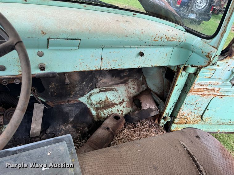 image for item DX1050 1956 Ford F100 utility bed pickup truck