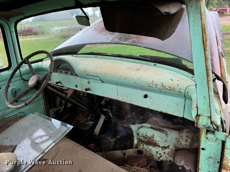 image for item DX1050 1956 Ford F100 utility bed pickup truck