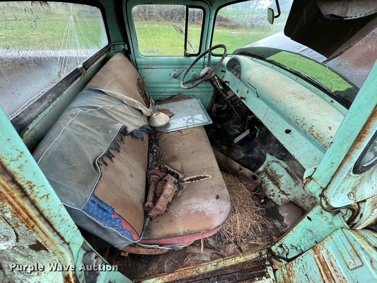 image for item DX1050 1956 Ford F100 utility bed pickup truck