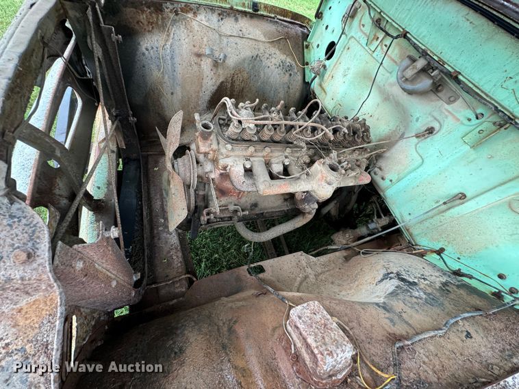 image for item DX1050 1956 Ford F100 utility bed pickup truck