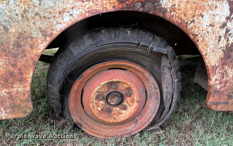 image for item DX1050 1956 Ford F100 utility bed pickup truck