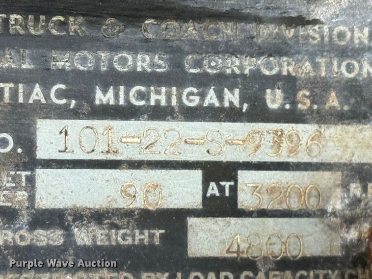 image for item DX1051 GMC pickup truck