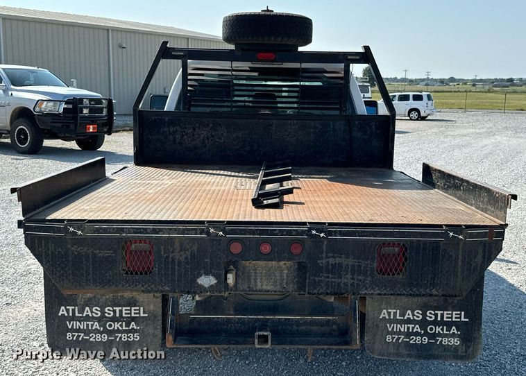 image for item DX1103 2012 Ford F350 Super Duty XL Crew Cab flatbed pickup truck