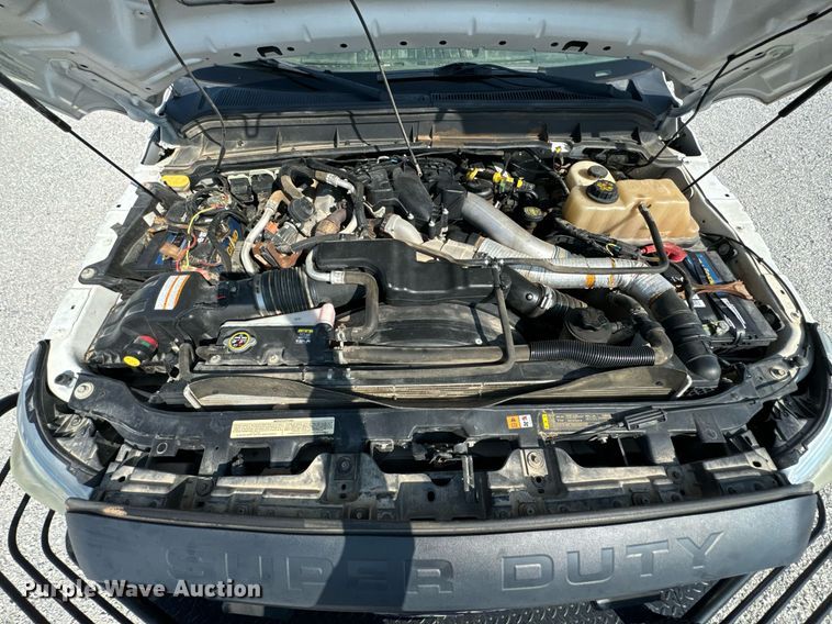 image for item DX1103 2012 Ford F350 Super Duty XL Crew Cab flatbed pickup truck