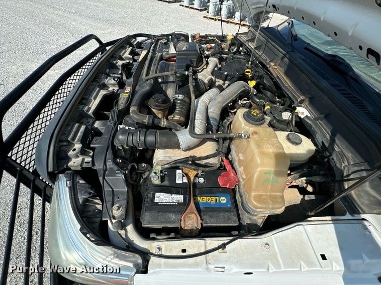 image for item DX1103 2012 Ford F350 Super Duty XL Crew Cab flatbed pickup truck