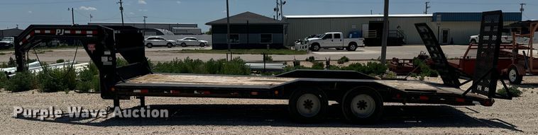 image for item DX3458 2020 PJ Gooseneck LD equipment trailer