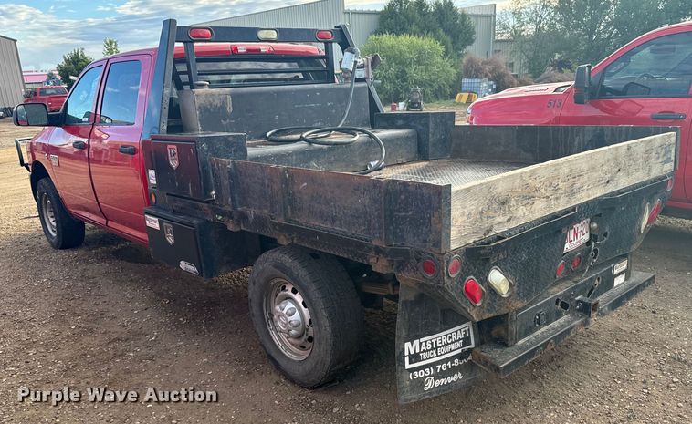 image for item DX3559 2012 Dodge Ram 2500HD Crew Cab flatbed pickup truck