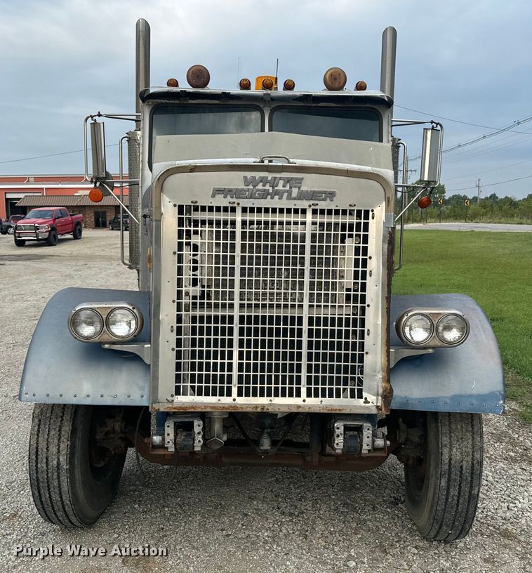 image for item EE7503 1977 White Freightliner  semi truck