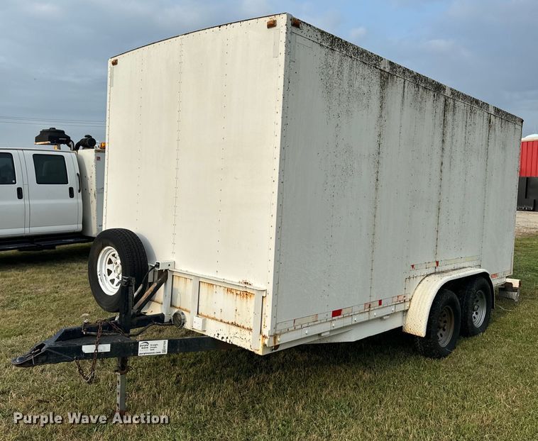 image for item EE7505 2002 Carson Trailer enclosed cargo trailer