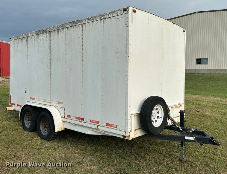 image for item EE7505 2002 Carson Trailer enclosed cargo trailer