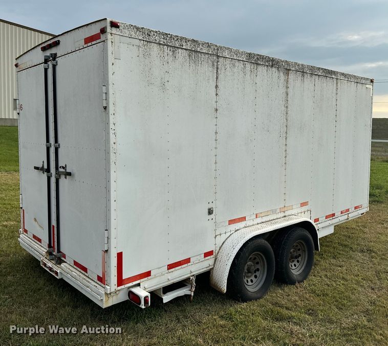 image for item EE7505 2002 Carson Trailer enclosed cargo trailer