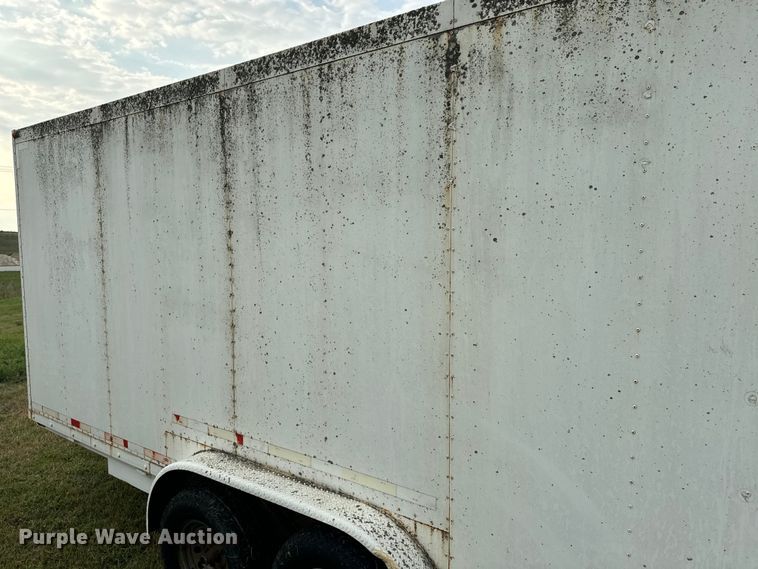 image for item EE7505 2002 Carson Trailer enclosed cargo trailer