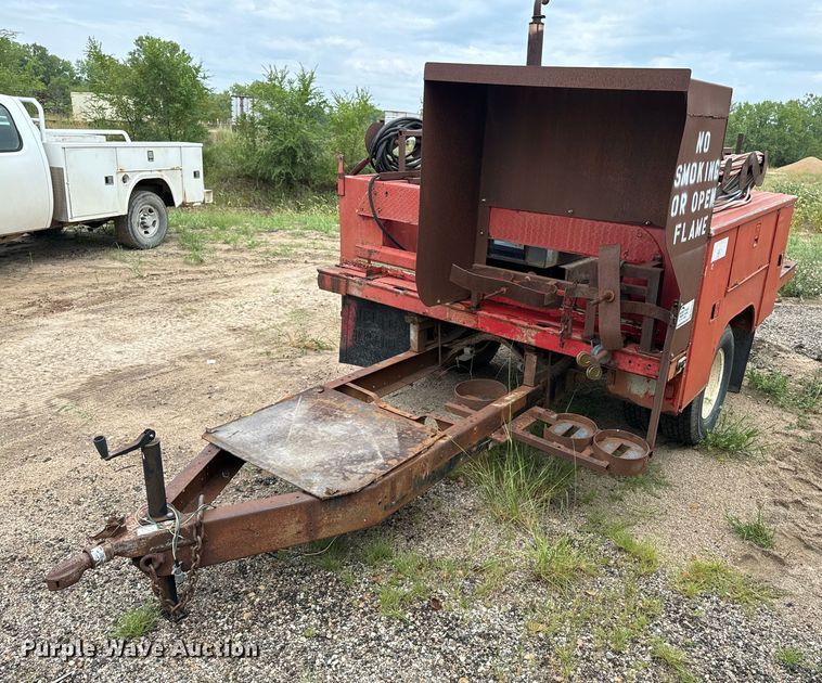 image for item EE7532 Shop built utility / service trailer