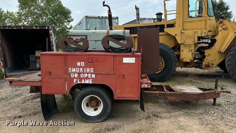 image for item EE7532 Shop built utility / service trailer