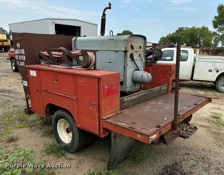 image for item EE7532 Shop built utility / service trailer