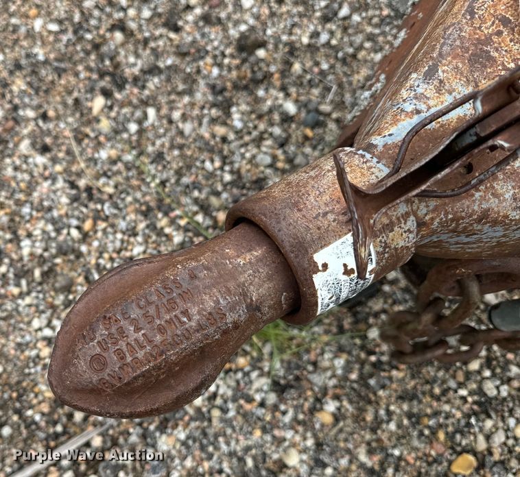 image for item EE7532 Shop built utility / service trailer