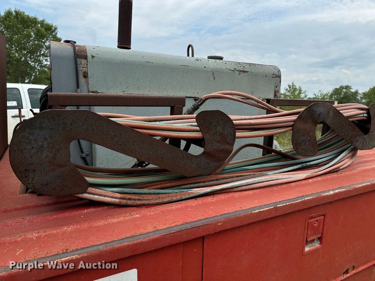 image for item EE7532 Shop built utility / service trailer