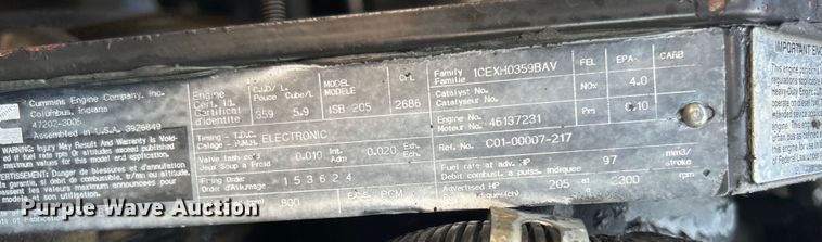 image for item EG0937 2002 Freightliner  FL70 box truck