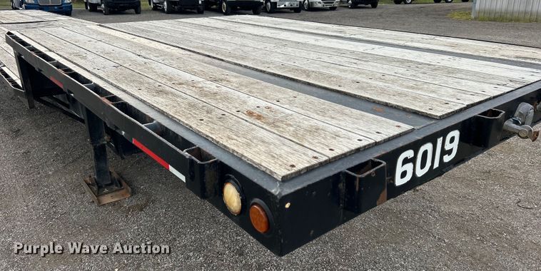 image for item EG0965 1990 Transtech Ltd Deck K17 drop deck trailer