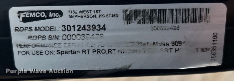 image for item EG0966 2021 Spartan RZ HD ZTR lawn mower