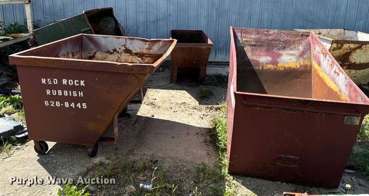 image for item EH4432 (4) dumpsters 