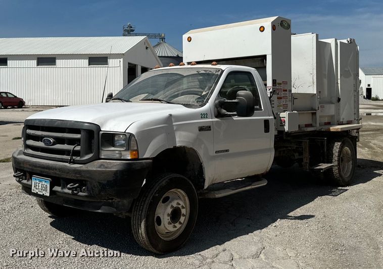 image for item EH4434 2002 Ford F450 Super Duty refuse truck